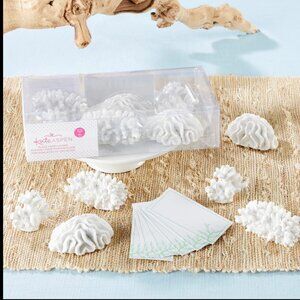 Kate Aspen Seven Seas Coral Place Card/Photo Holder (Set of 6)